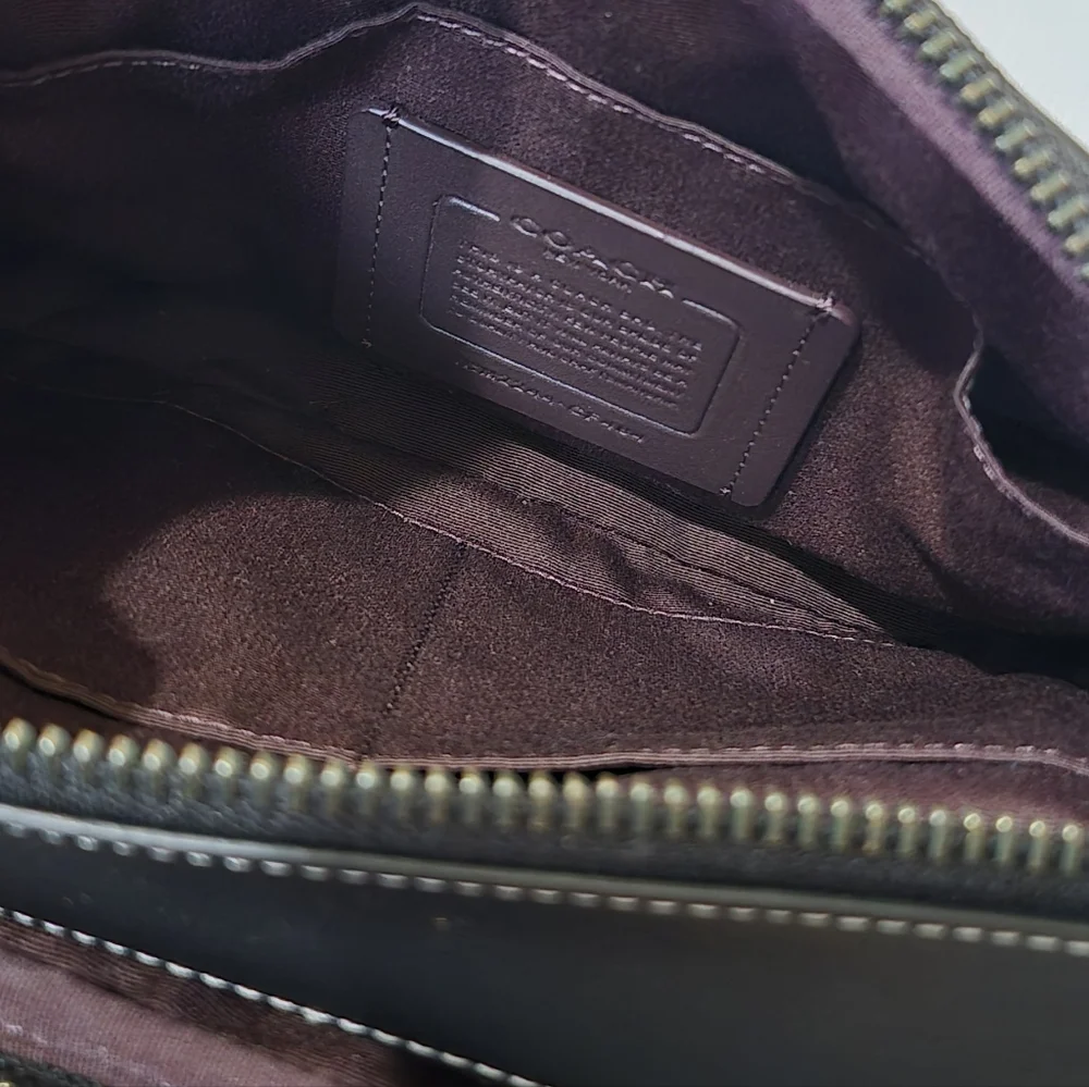 Coach CF484 Graham Midnight Crossbody Coach Monogram Print Canvas And Leather - Picture 13 of 16